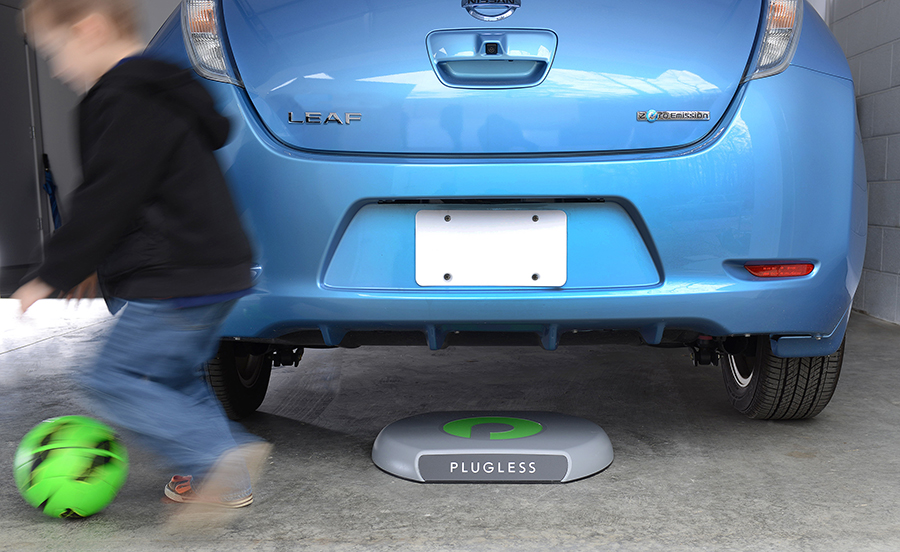 Nissan LEAF and Parking Pad